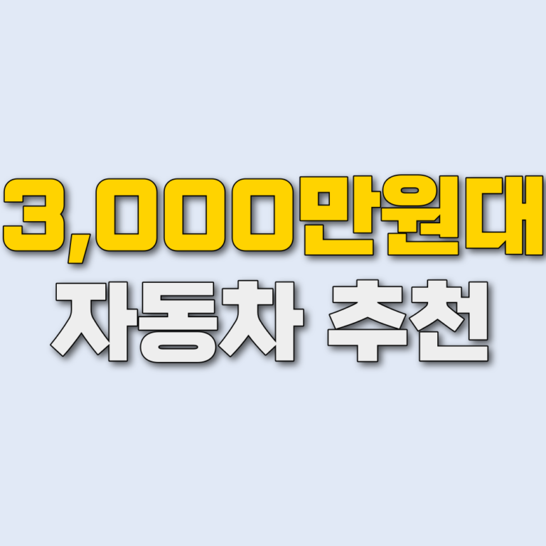 3000만원대 자동차